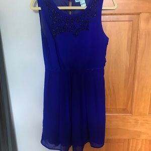 Francesca's Blue Dress